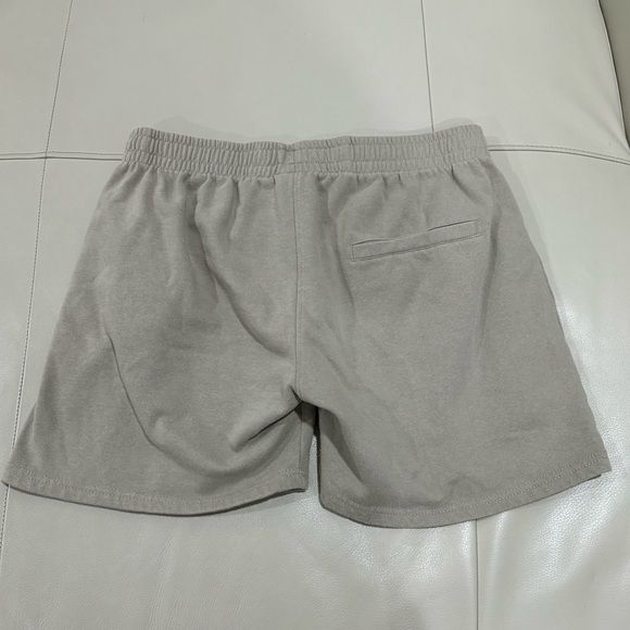 Fleece Shorts, Beige - Picture 2 of 3